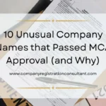 10 Unusual Company Names that Passed MCA Approval (and Why)